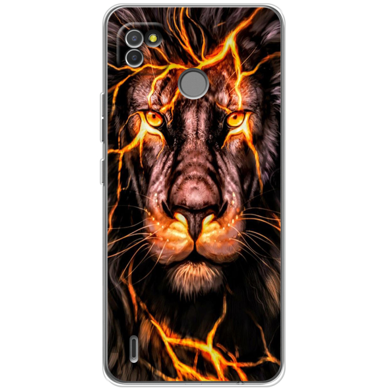 Чехол BoxFace Tecno POP 4 LTE Fire Lion