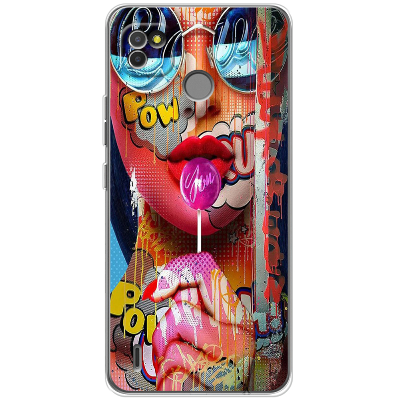 Чехол BoxFace Tecno POP 4 LTE Colorful Girl