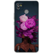 Чехол BoxFace Tecno POP 4 LTE Exquisite Purple Flowers