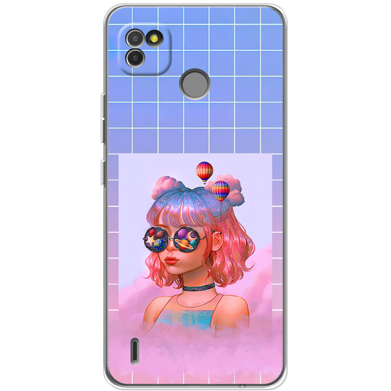 Чехол BoxFace Tecno POP 4 LTE Girl in the Clouds