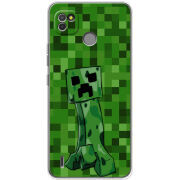 Чехол BoxFace Tecno POP 4 LTE Minecraft Creeper