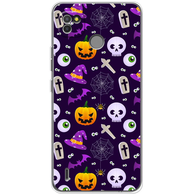 Чехол BoxFace Tecno POP 4 LTE Halloween Purple Mood