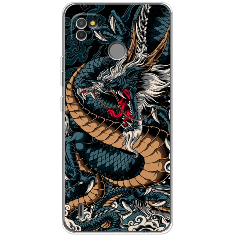 Чехол BoxFace Tecno POP 4 LTE Dragon Ryujin