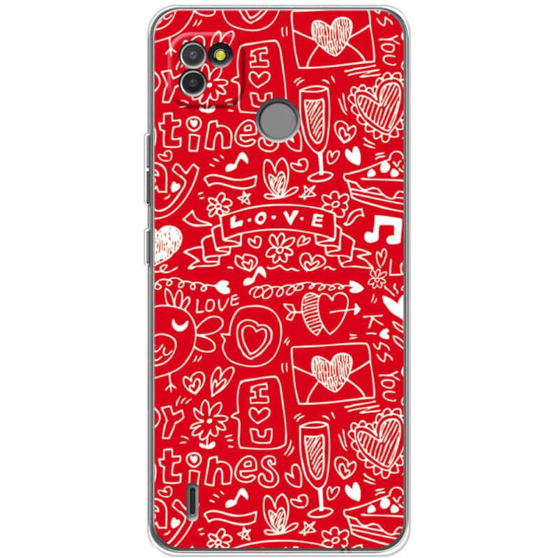 Чехол BoxFace Tecno POP 4 LTE Happy Valentines