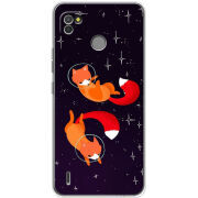 Чехол BoxFace Tecno POP 4 LTE Fox-Astronauts