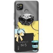 Прозрачный чехол BoxFace Tecno POP 4 LTE Fashion Pug