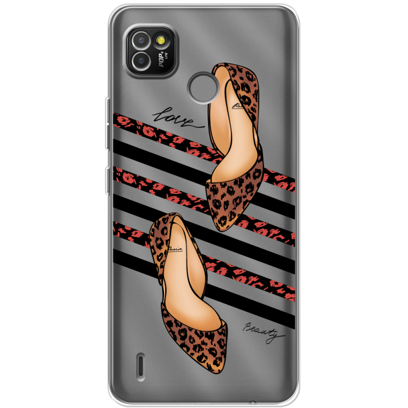 Прозрачный чехол BoxFace Tecno POP 4 LTE Love Beauty