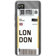 Прозрачный чехол BoxFace Tecno POP 4 LTE Ticket London