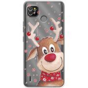 Прозрачный чехол BoxFace Tecno POP 4 LTE Winter Deer