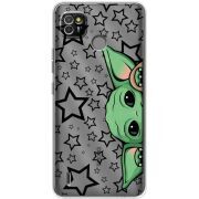 Прозрачный чехол BoxFace Tecno POP 4 LTE Baby Yoda