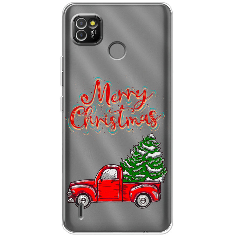 Прозрачный чехол BoxFace Tecno POP 4 LTE Holiday Car