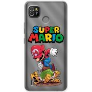 Прозрачный чехол BoxFace Tecno POP 4 LTE Super Mario