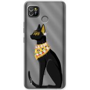 Чехол со стразами BoxFace Tecno POP 4 LTE Egipet Cat