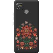 Черный чехол BoxFace Tecno POP 4 LTE Ukrainian Ornament