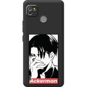 Черный чехол BoxFace Tecno POP 4 LTE Attack On Titan - Ackerman