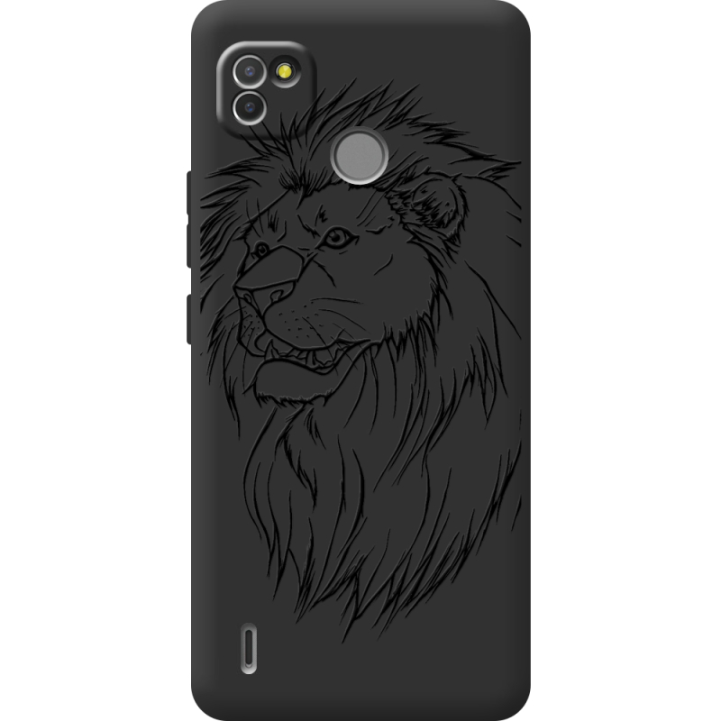 Черный чехол BoxFace Tecno POP 4 LTE Lion