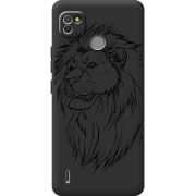 Черный чехол BoxFace Tecno POP 4 LTE Lion