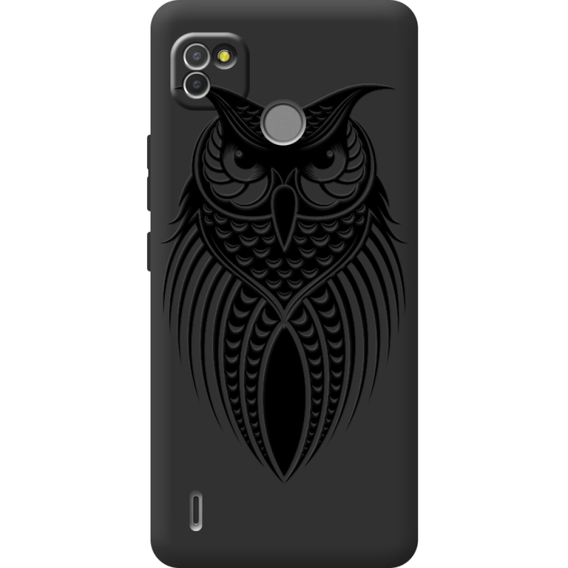 Черный чехол BoxFace Tecno POP 4 LTE Owl