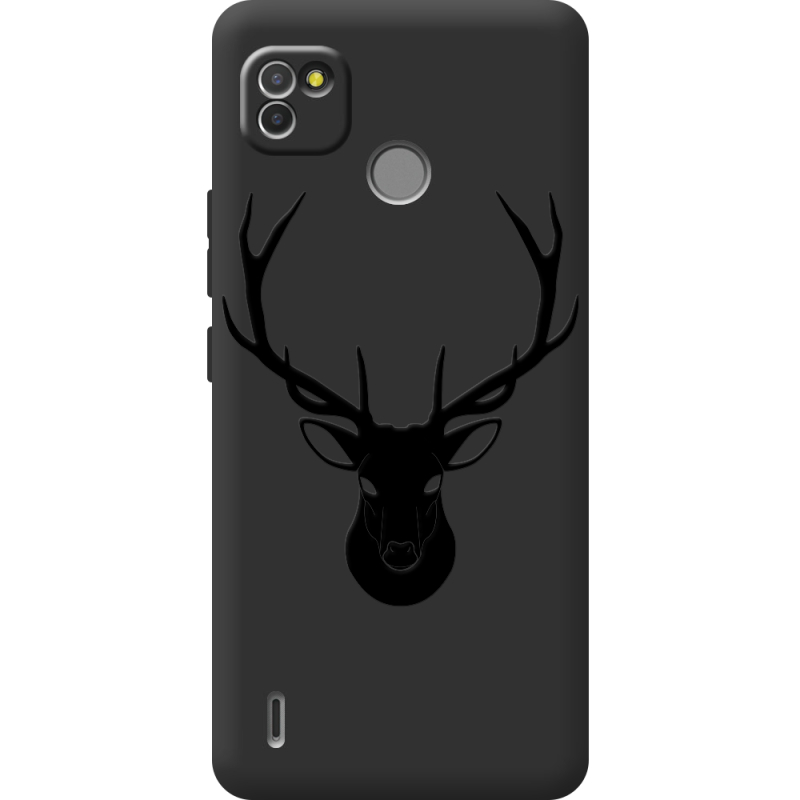 Черный чехол BoxFace Tecno POP 4 LTE Deer