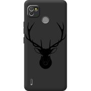 Черный чехол BoxFace Tecno POP 4 LTE Deer