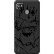 Черный чехол BoxFace Tecno POP 4 LTE Bear King