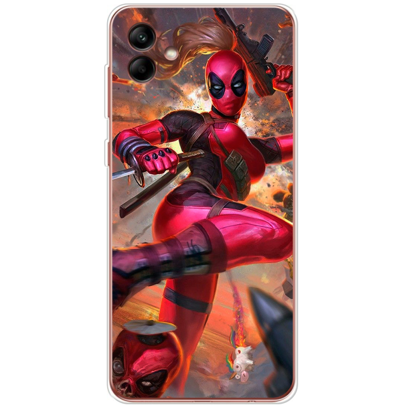 Чехол BoxFace Samsung Galaxy A04e (A042) Woman Deadpool