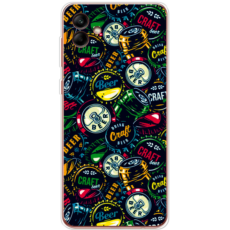 Чехол BoxFace Samsung Galaxy A04e (A042) Bottle Caps