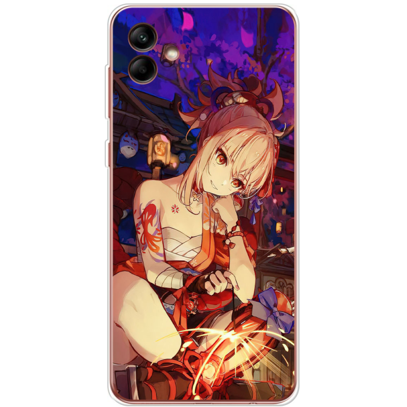 Чехол BoxFace Samsung Galaxy A04e (A042) Genshin Ёимия с огоньком