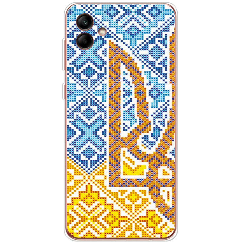 Чехол BoxFace Samsung Galaxy A04e (A042) Тризуб Вишивка