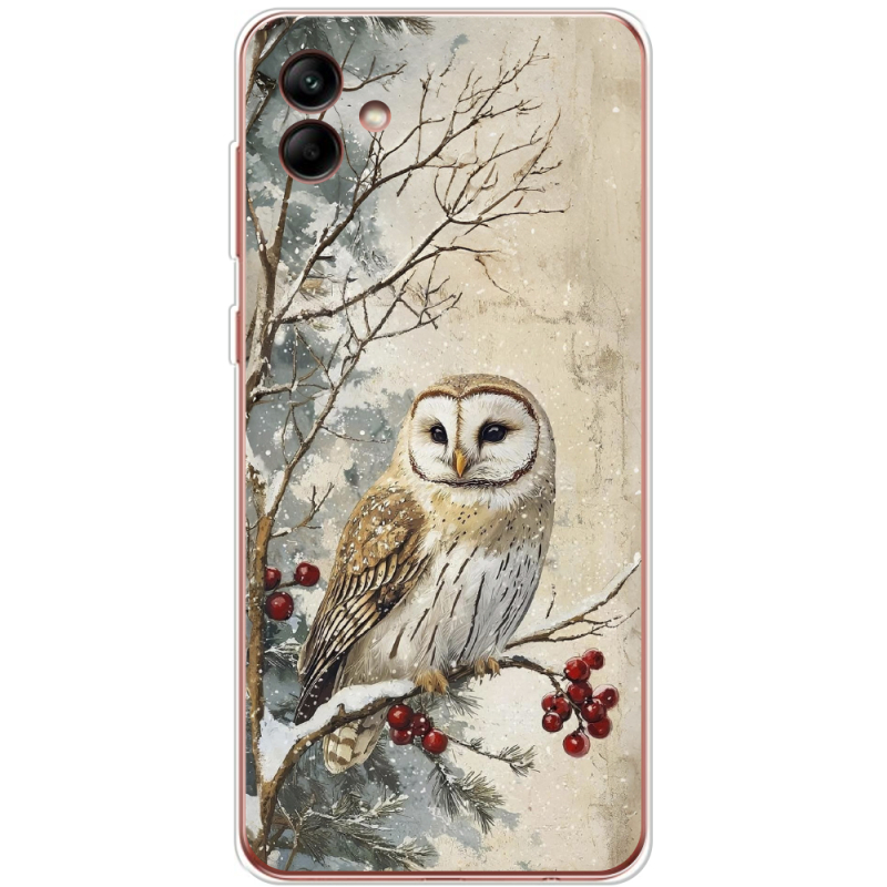 Чехол BoxFace Samsung Galaxy A04e (A042) Christmas Owl