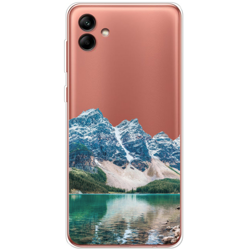 Прозрачный чехол BoxFace Samsung Galaxy A04e (A042) Blue Mountain