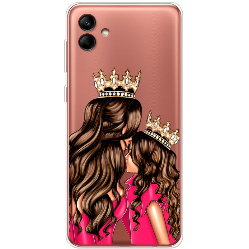 Прозрачный чехол BoxFace Samsung Galaxy A04e (A042) Queen and Princess