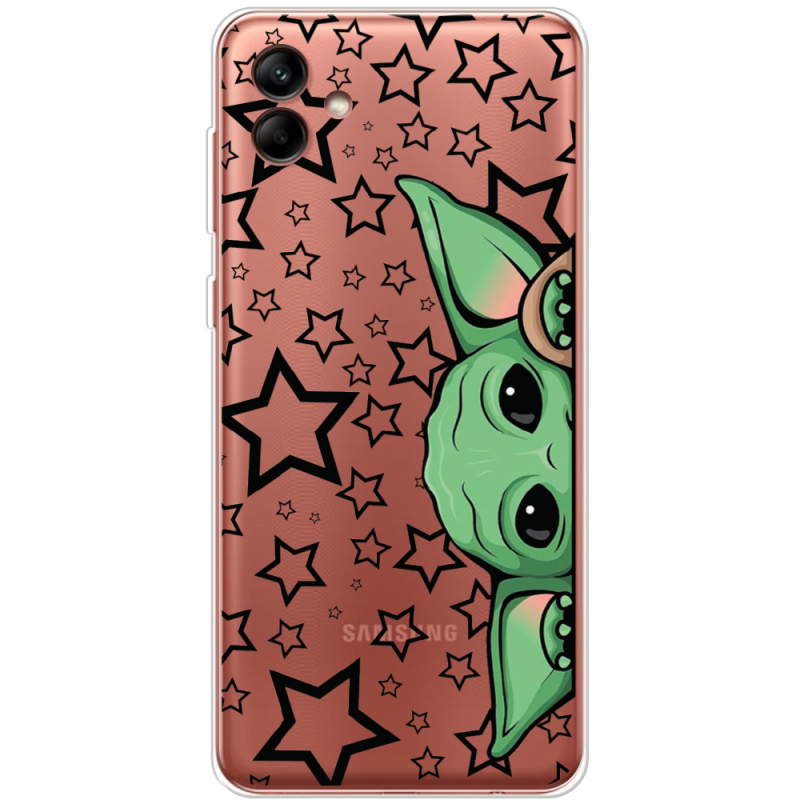 Прозрачный чехол BoxFace Samsung Galaxy A04e (A042) Baby Yoda