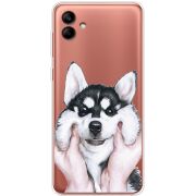 Прозрачный чехол BoxFace Samsung Galaxy A04e (A042) Husky