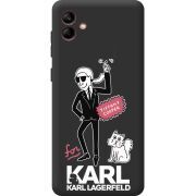 Черный чехол BoxFace Samsung Galaxy A04e (A042) For Karl