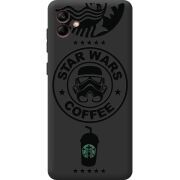Черный чехол BoxFace Samsung Galaxy A04e (A042) Dark Coffee