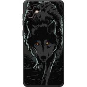 Черный чехол BoxFace Samsung Galaxy A04e (A042) Wolf