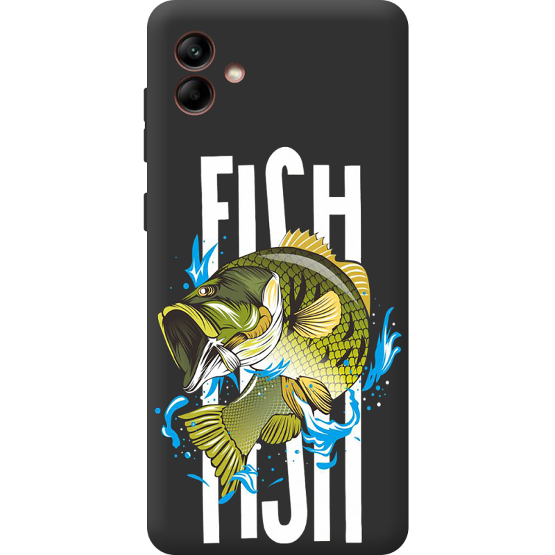 Черный чехол BoxFace Samsung Galaxy A04e (A042) Fish