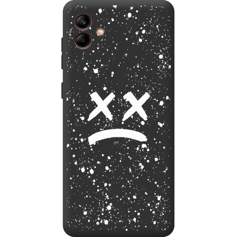 Черный чехол BoxFace Samsung Galaxy A04e (A042) Sad Way