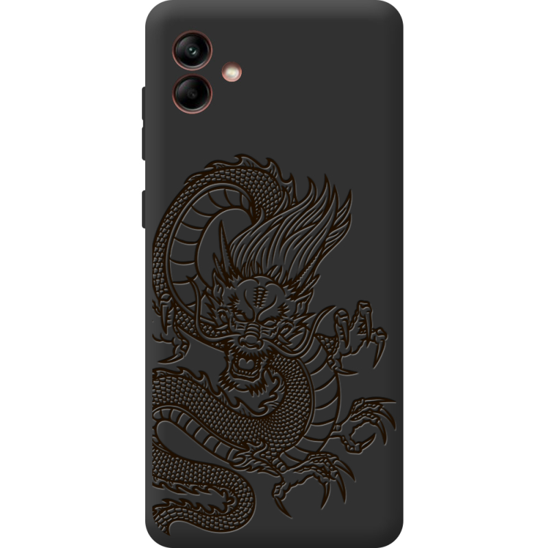 Черный чехол BoxFace Samsung Galaxy A04e (A042) Chinese Dragon