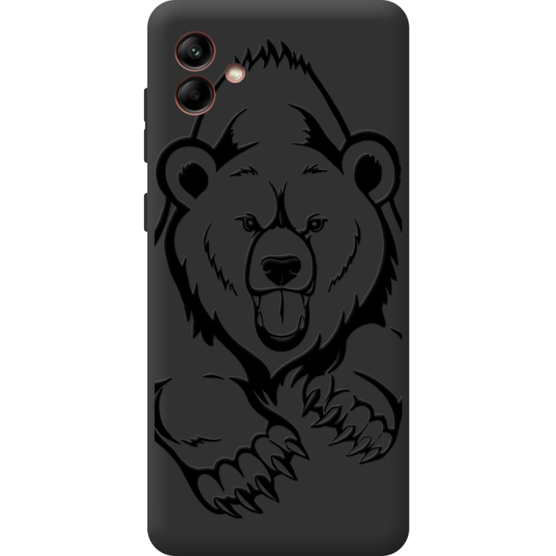 Черный чехол BoxFace Samsung Galaxy A04e (A042) Grizzly Bear