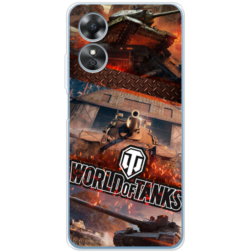 Чехол BoxFace OPPO A17 World Of Tanks