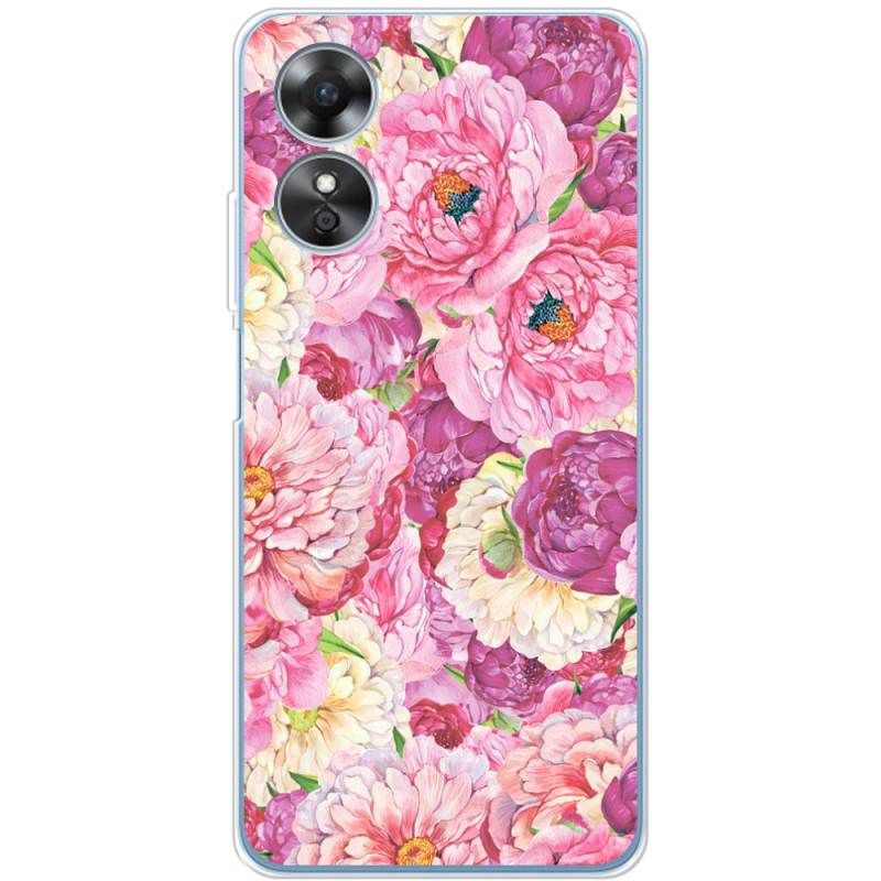 Чехол BoxFace OPPO A17 Pink Peonies