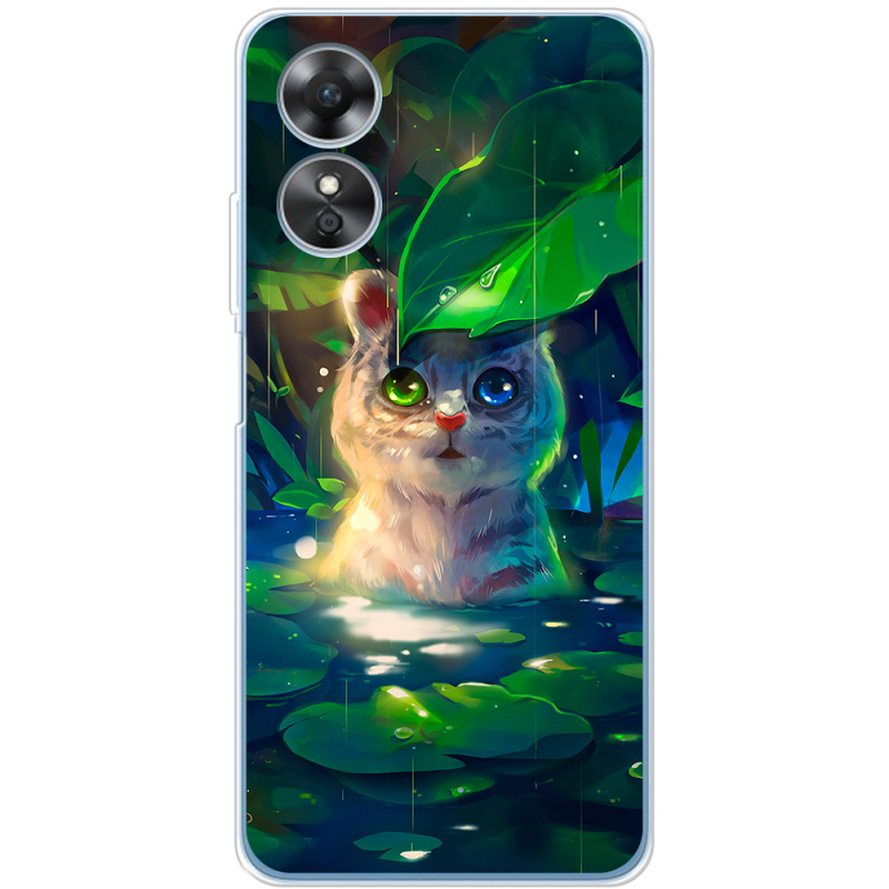 Чехол BoxFace OPPO A17 White Tiger Cub