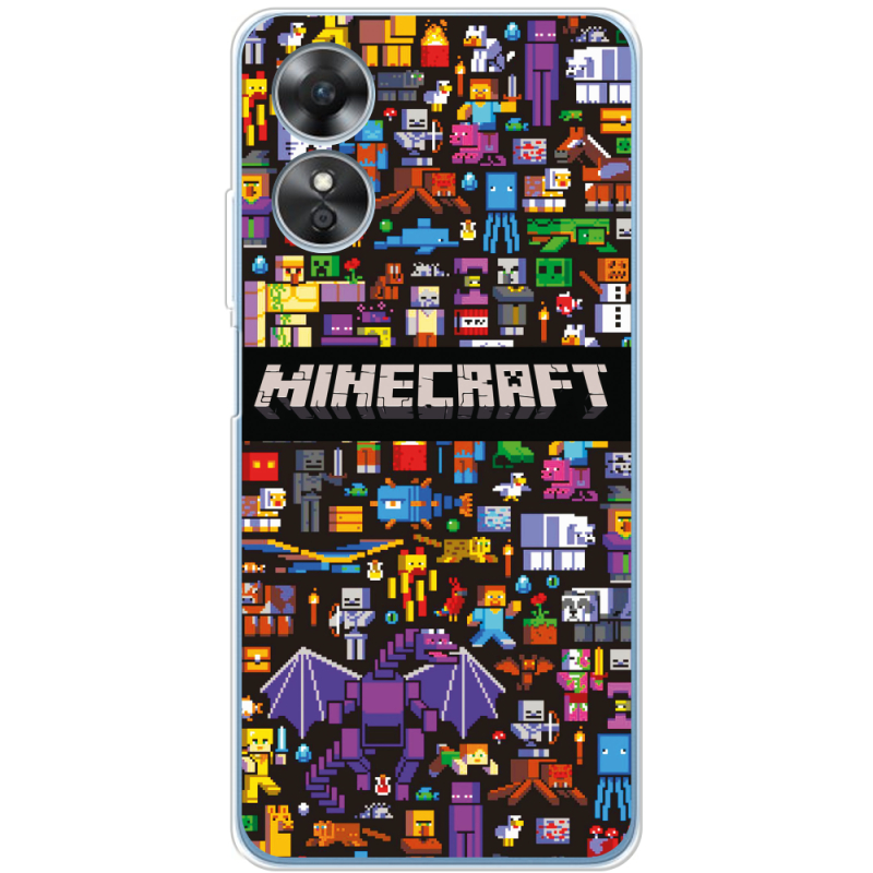 Чехол BoxFace OPPO A17 Minecraft Mobbery