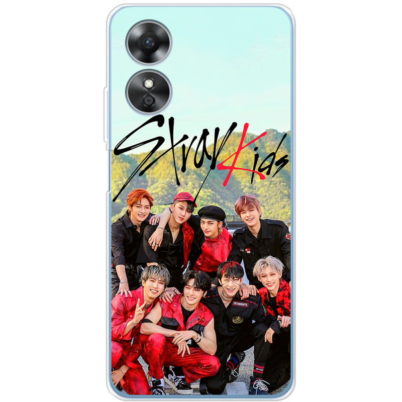 Чехол BoxFace OPPO A17 Stray Kids Boy Band