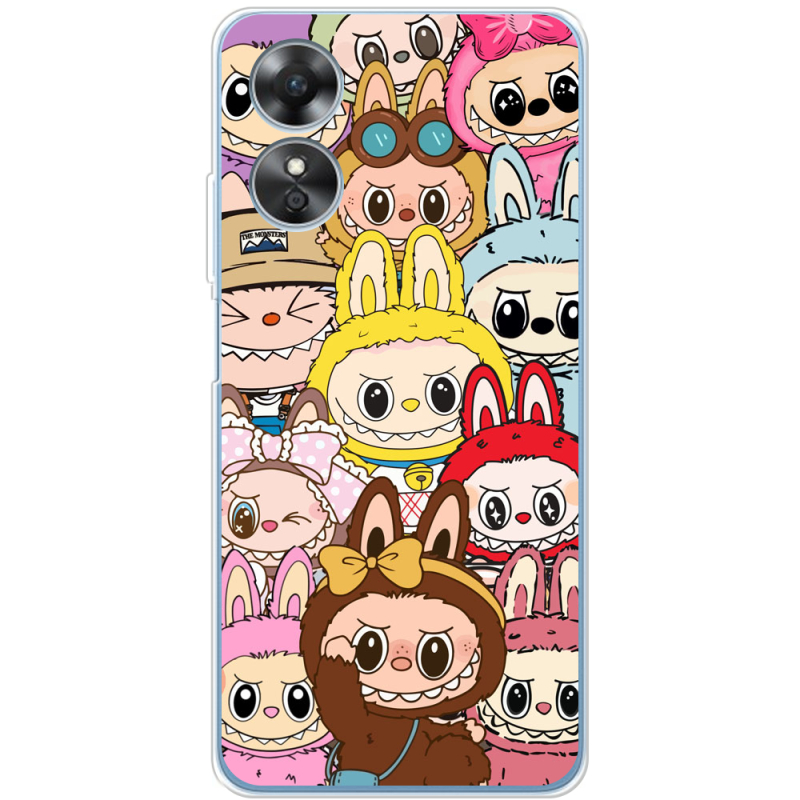 Чехол BoxFace OPPO A17 Labubu