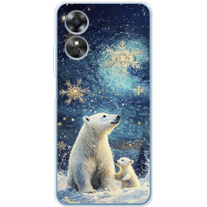 Чехол BoxFace OPPO A17 Північні ведмеді