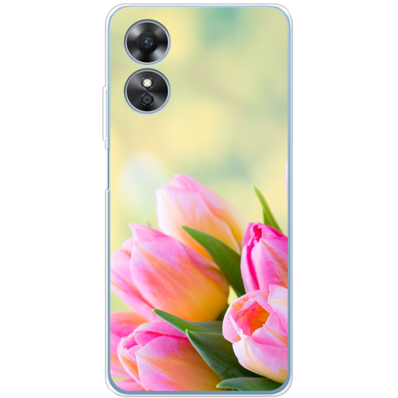 Чехол BoxFace OPPO A17 Bouquet of Tulips