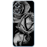 Чехол BoxFace OPPO A17 Black and White Roses